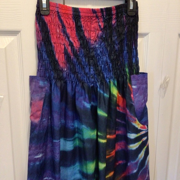 ISP Dancewear Multicolor Tie Dyed Hip Hop Hammer Pants Size Adult XS - Picture 4 of 8